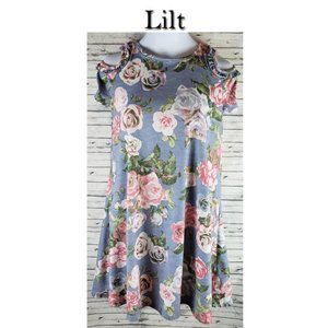 Lilt Cold Shoulder Floral Dress Size 12
